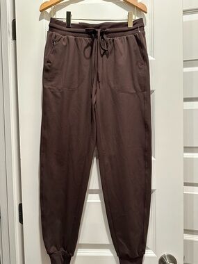 Rachel Zoe Women's Brown Drawstring Jogger Sweatpants